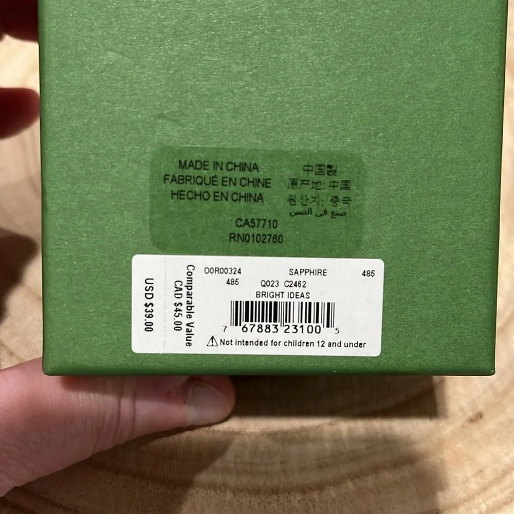 kate spade Boxed Sapphire Bright Ideas Studs/NWT